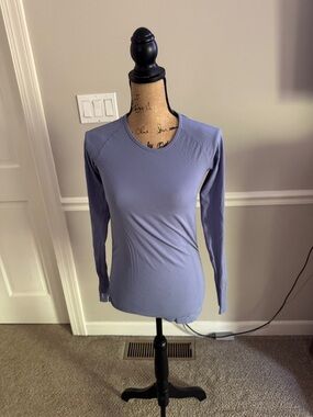 Women’s Long Sleeve Crew Neck Top - Lavender